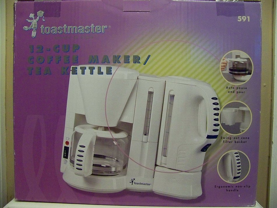 12 Cup Coffee Maker & Tea Kettle Combo