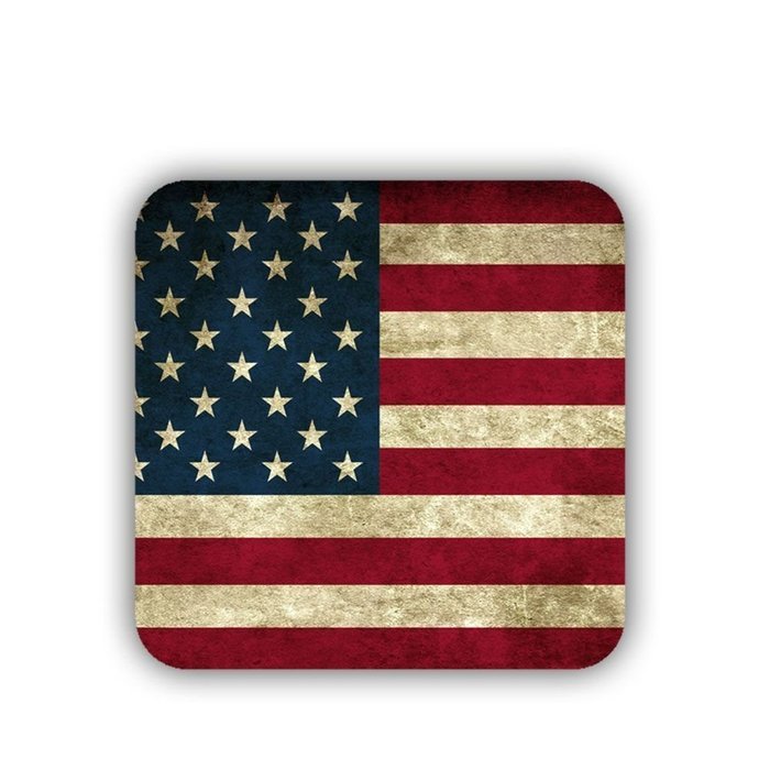 Generic Mdf Material Have Flag Cup Mat Unique N4