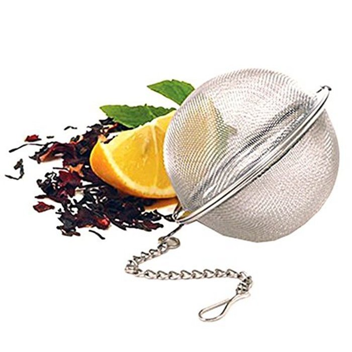 Pinovk Stainless Steel Mesh Ball Tea Leaves Infuser Strainer N2