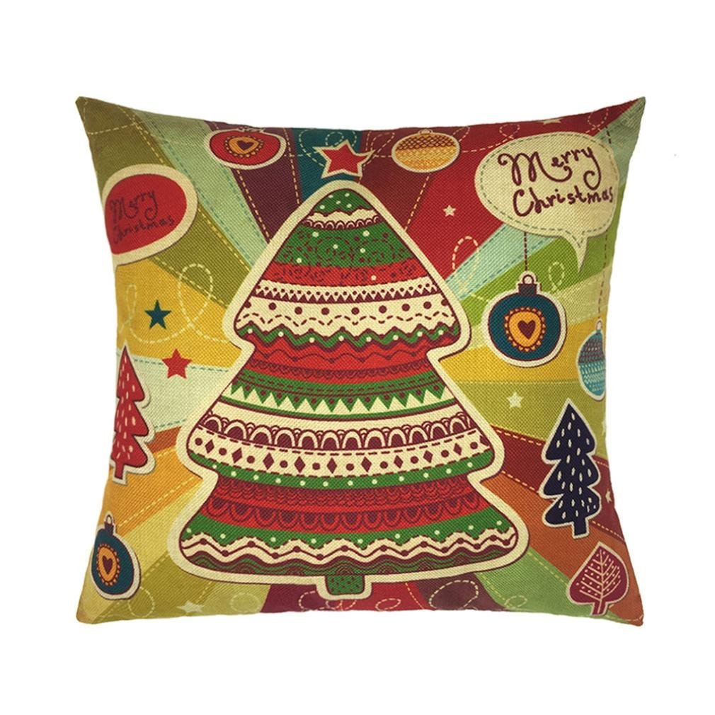 Christmas Pillow Case,Beautyvan Xmas Christmas Sofa Bed Home Decoration