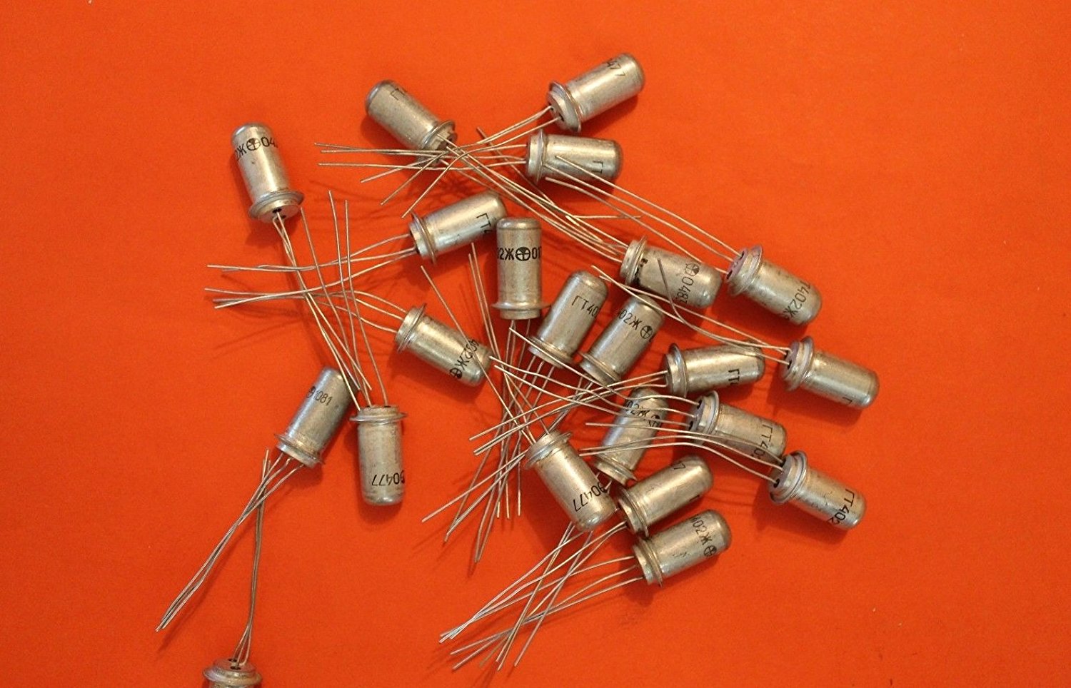 Transistors Germanium GT402J (GT402ZH) analogue AC124 USSR 14 pcs N2 ...