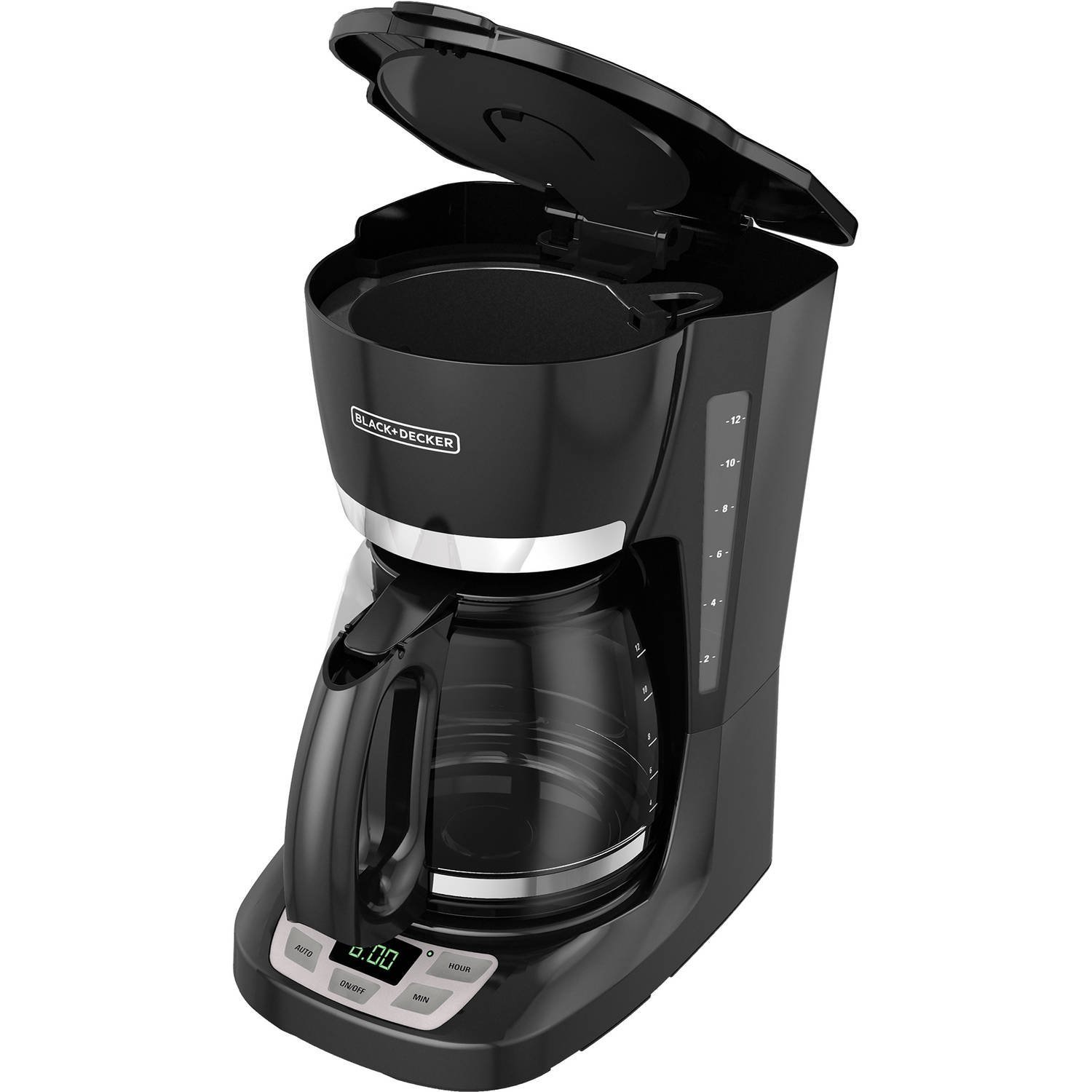 Black & Decker 12-Cup Programmable Coffee Maker, Black N6 free image ...