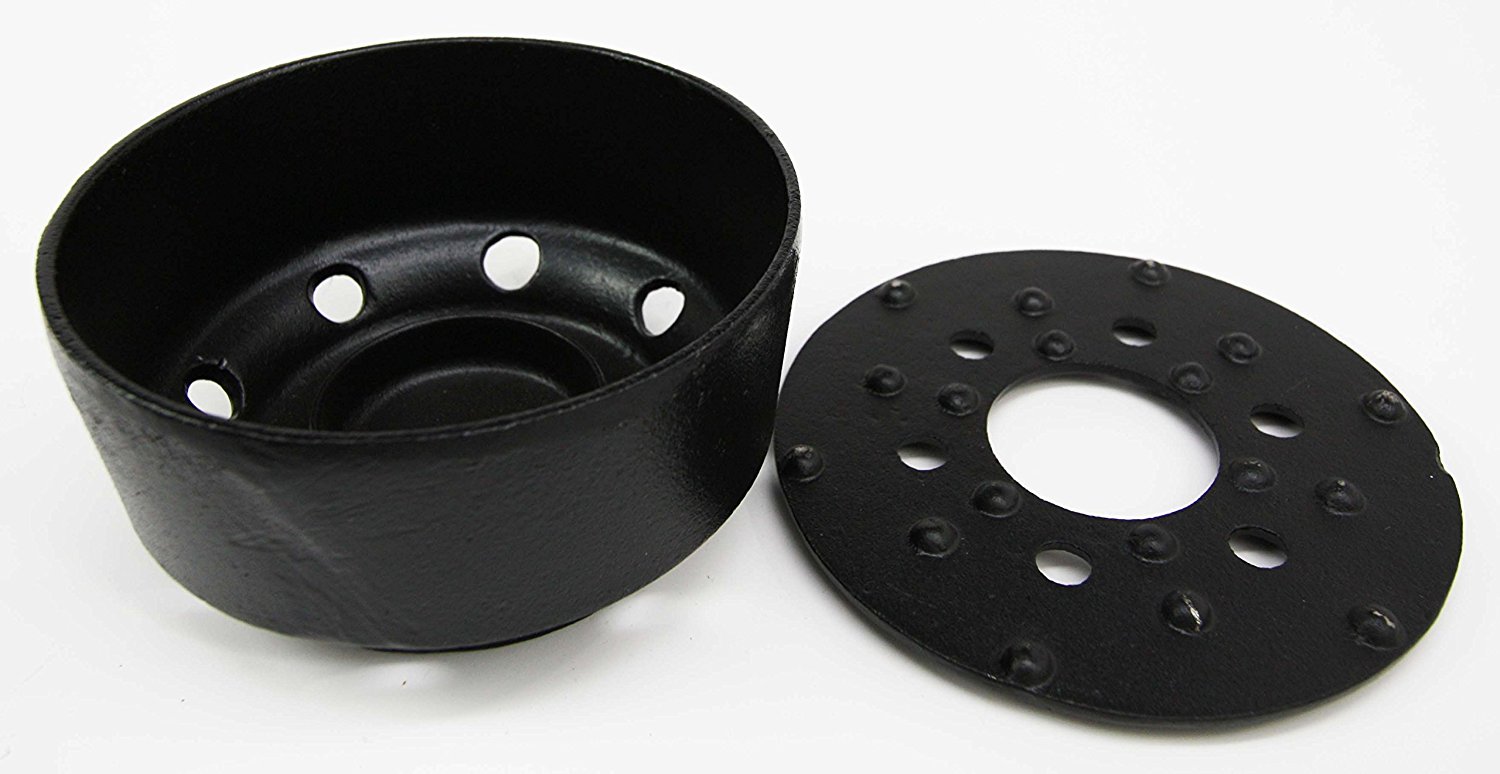 Japanese Cast Iron Imperial Tetsubin Teapot Tea Light Candle Warmer ...