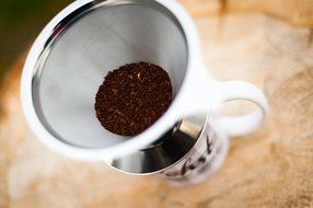 Rohst Reusable Pour Over Coffee Dripper - Paperless Stainless Steel Filter with Scoop and Bag Clamp Combo N8