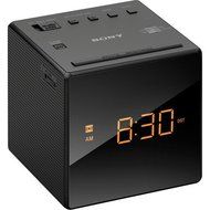 Sony Compact Digital AM/FM Alarm Clock Radio with Large Easy to Read Backlit LCD Display