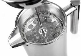 YAMO Premium Coffee French Press - Best Selling Double Wall Stainless Steel French Coffee Press, 1 Liter N2