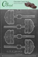 Cybrtrayd L045 Sweet 16 on Tiara Lolly Chocolate Candy Mold with Exclusive Cybrtrayd Copyrighted Chocolate Molding...