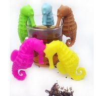 MAXGOODS Fine Silicone Deep Sea Horse Tea Infuser Loose Leaf Mug Strainer Cup Steeper Filter N3