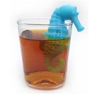 MAXGOODS Fine Silicone Deep Sea Horse Tea Infuser Loose Leaf Mug Strainer Cup Steeper Filter N4
