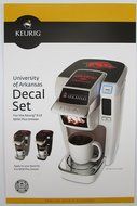 University of Arkansas Decal Kit for the Keurig K10 Mini Plus Brewer N2