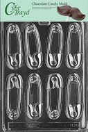 Cybrtrayd B025 Safety Pins Baby Chocolate Candy Mold