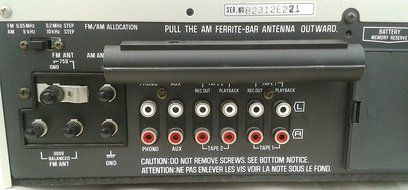 Vintage Technics SA-222 FM/AM Stereo Receiver With Built In Quartz Digital Synthesizer &amp; RARE Battery Back Up... N8
