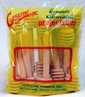 Creative Hobbies 24 Pack of Mini 3 Inch Wood Honey Dipper Sticks, Individually Wrapped, Server for Honey Jar Dispense... N2