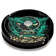 Skin Decal Vinyl Wrap For IRobot Roomba 650 655 Vacuum / Awesome Owl Evil