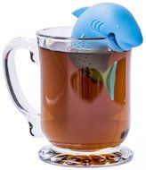 Altarmoss Happy Shark Tea Infuser - 100% Food Grade Silicone Tea Filters for Loose Leaf Tea, Set of 2 (Mr. &amp; Mrs... N3