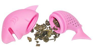 Altarmoss Happy Shark Tea Infuser - 100% Food Grade Silicone Tea Filters for Loose Leaf Tea, Set of 2 (Mr. &amp; Mrs... N4