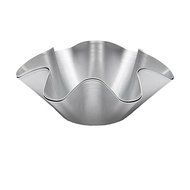 Patisse 2-Piece Nonstick Silver Top Tulip-Dessert-Moulds, Silver Grey