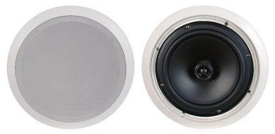 Flush-mount In-Ceiling Speakers 6-1/2" 2-way Pair N2