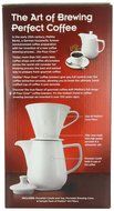 Melitta Coffee Maker, Porcelain 6 Cup Pour- Over Brewer N11