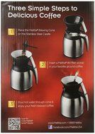 Melitta Coffee Maker, Porcelain 6 Cup Pour- Over Brewer N13