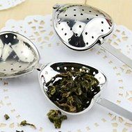 Ainest 1x Heart Shape Stainless Steel Tea Infuser Spoon Strainer Steeper Handle Shower N3