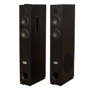 Acoustic Audio TSi300 Bluetooth Powered Floorstanding Tower Home Multimedia Speaker Pair N2