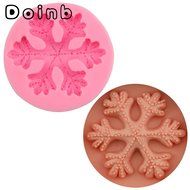 Doinb Christmas Trees Santa Claus Snowman Deer FDA Silicone Fondant Molds Outer Size 7.3x7.3x1.2cm GJM-2800 N70