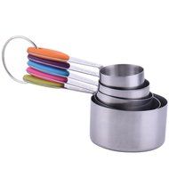 Measuring Cup Colourful Handle 5 Pieces N3