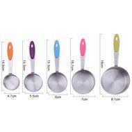 Measuring Cup Colourful Handle 5 Pieces N4
