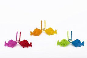 LIFE VIP 6 PCS Silicone Cut Fish Shape Tea Strainers N6