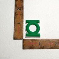 Silicone Mold Green Lantern Logo Avengers Superheroes (28mm) Fondant Jewelry N4