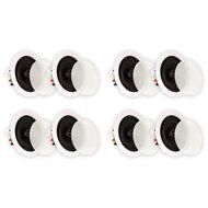 Theater Solutions TS50C In Ceiling Speakers Surround Sound Home Theater 4 Pair Pack