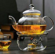 Astra shop High Heat Resistant Borosilicate Glass Teapot Warmer N2