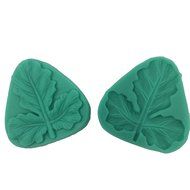 Sugarcraft Art All Purpose Maple Leaf Vein Foliage Double Veiner Fondant Silicone Mold for Fondant Cake Decoration... N2