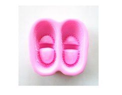 Wocuz W0558 a Pair of Baby Shoes Shape Silicone Fondant Gumpaste Makin Mold Cake Decorating Mold Tool N2