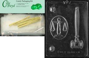 Cybrtrayd J088 Legal Kit Chocolate Candy Mold with Exclusive Cybrtrayd Copyrighted Chocolate Molding Instructions N2