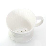 MyLifeUNIT White Ceramic Coffee Dripper N2