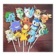 12- POKEMON Cupcake and Cake Toppers Birthday Party Supplies Xmas Gift