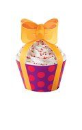 Wilton Wheels Cupcake Wraps&#039;n Pix, 12 Count N6