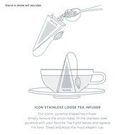 Tea Forte ICON Stainless Steel Loose Leaf Tea Infuser N4