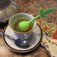Evelots 4 Silicone Tea Infusers Stainless Steel Strainer Filter, Assorted Color N2