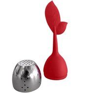 Evelots 4 Silicone Tea Infusers Stainless Steel Strainer Filter, Assorted Color N3