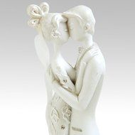 &quot;First Dance&quot; Bride and Groom Wedding Cake Topper