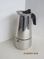 Home Basics EM00250 Stainless Steel Espresso Maker, 6 Cup N2
