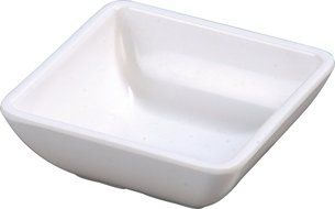 Carlisle 086002 Melamine Single Square Ramekin, 2-oz. Capacity, 2-3/4 x 2-3/4 x 1", White (Case of 48) N8