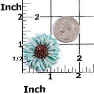 Flower Daisy Silicone Mold Food Safe Fondant, Chocolate, Candy, Resin, Polymer Clay, Jewelry, Craft Mold. Flexible... N4
