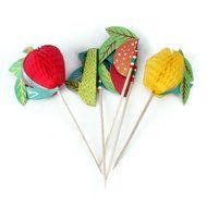 Approx. 50pcs Fruit Cake Decoration Cupcake Picks N5