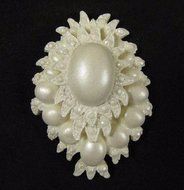 Anyana 2 Pcs/set Wedding Jewelry Brooch Oval Silicone Fondant Soap Mould Cake Decorating Cooking Tools Wilton... N3
