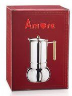 GAT Amore 2 Cup Stainless Steel Stove Top Italian Espresso Coffee Maker N2