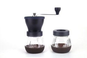 CoastLine Ceramic Burr Manual Coffee Grinder | Hand Crank Coffee Grinder for Espresso Coffee Bean Grinder for... N4